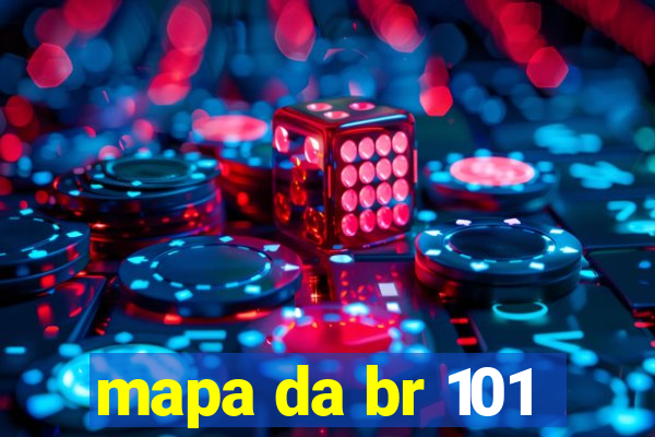 mapa da br 101
